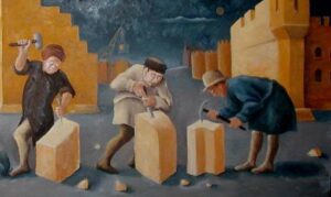 ปีเตอร์ ดัคเกอร์ : ช่างตัดหินสามคน