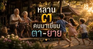 หลาน ๓ คนมาเยี่ยม ตา-ยาย 1 4267552464263456536 1