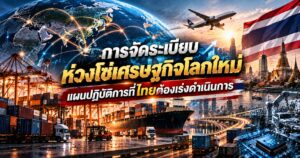 การจัดระเบียบห่วงโซ่เศรษฐกิจโลกใหม่: แผนปฏิบัติการที่ไทยต้องเร่งดำเนินการ 1 Thailands New Global Trade Opportunity