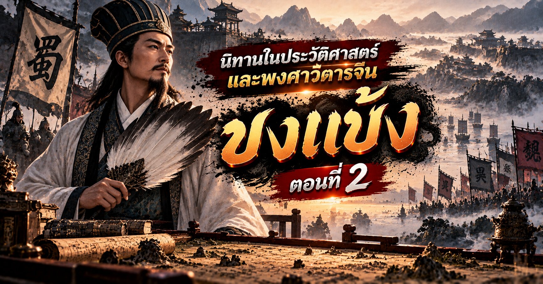 Zhuge Liang Amidst Three Kingdoms Strategy